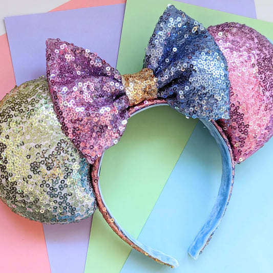 Pastel Rainbow Sparkle Ears