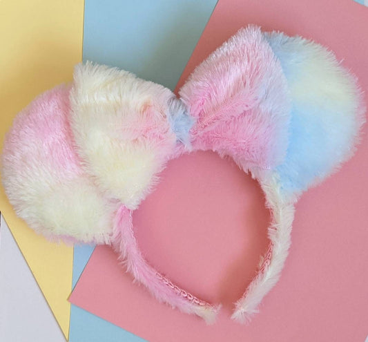 Fluffy Pastel Mouse Ears