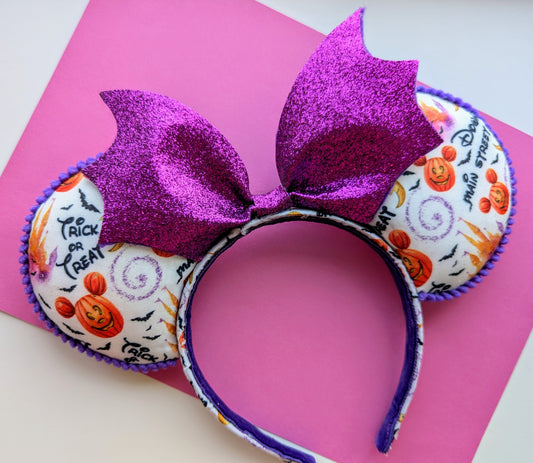 Spooky Cute Trick or Treat Mouse Ears