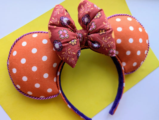 Pumpkin Patch Polkadot Mouse Ears