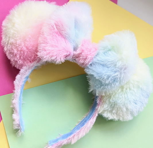 Fluffy Pastel Mouse Ears