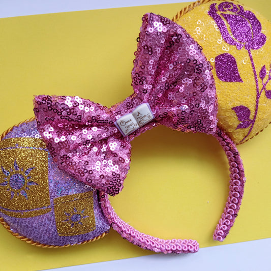 Princess Mashup Mouse Ears (photos are for example only - we will create a custom design together)