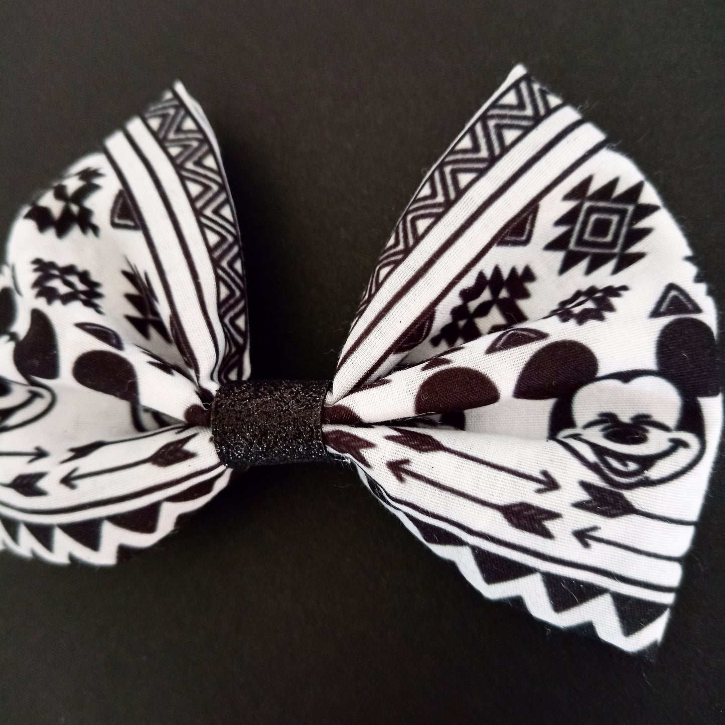 Aztec Mickey Hair Bow
