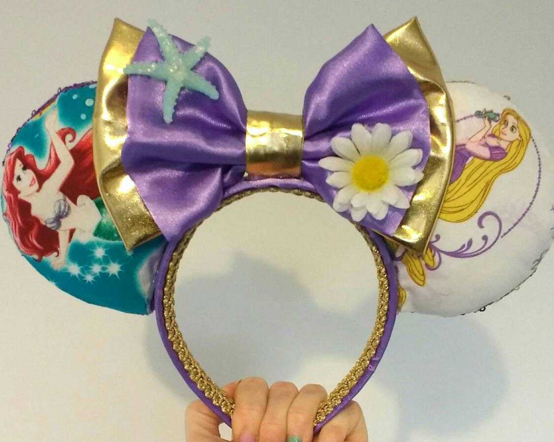 Princess Mashup Mouse Ears (photos are for example only - we will create a custom design together)