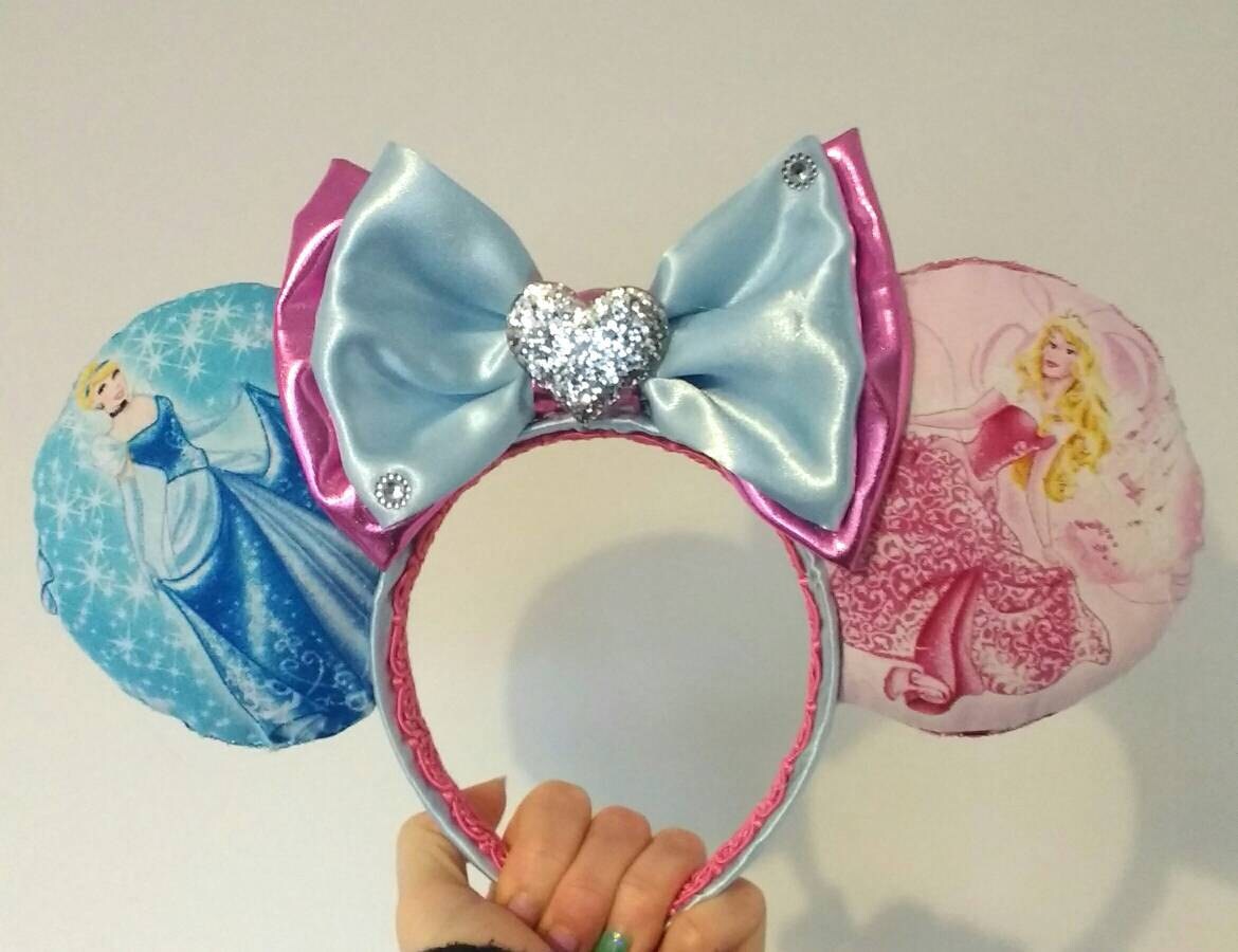 Princess Mashup Mouse Ears (photos are for example only - we will create a custom design together)