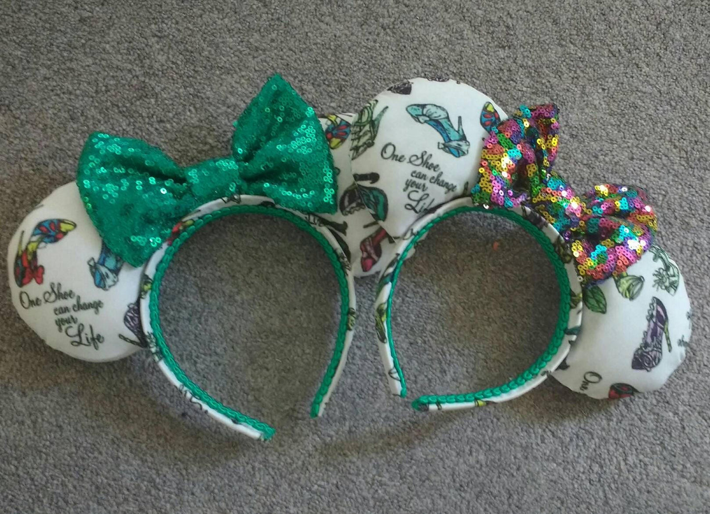 Princess Shoe Inspired Mouse Ears