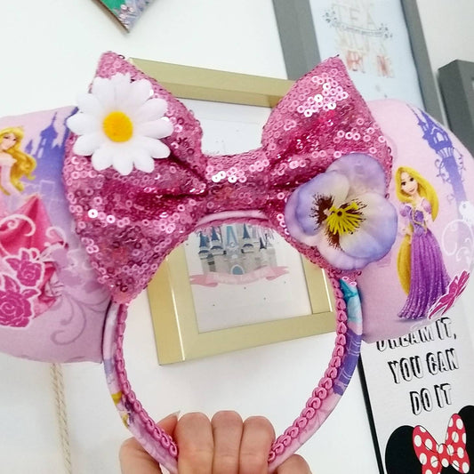 Princess Mashup Mouse Ears (photos are for example only - we will create a custom design together)