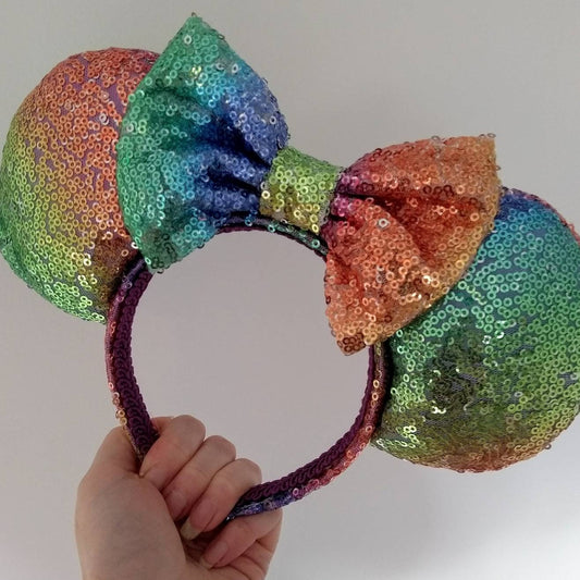 Bright Rainbow Sparkle Ears