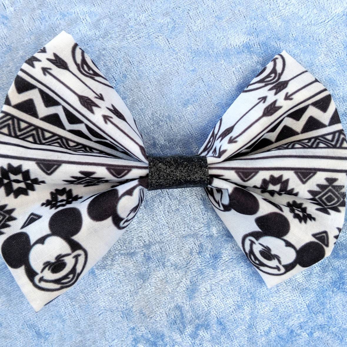 Aztec Mickey Hair Bow