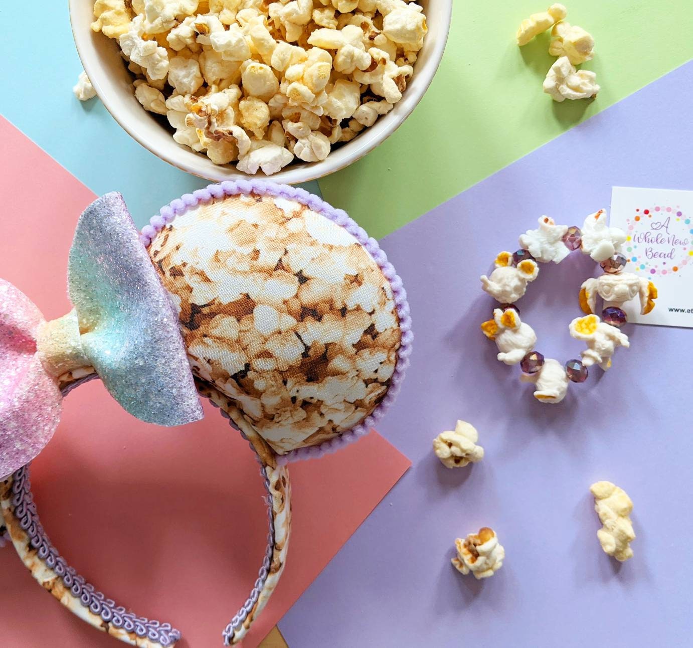 Popcorn Mouse Ears - inspired by one of my favourite park snacks!