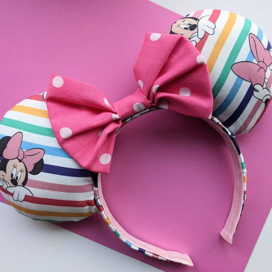 Rainbow Minnie Ears