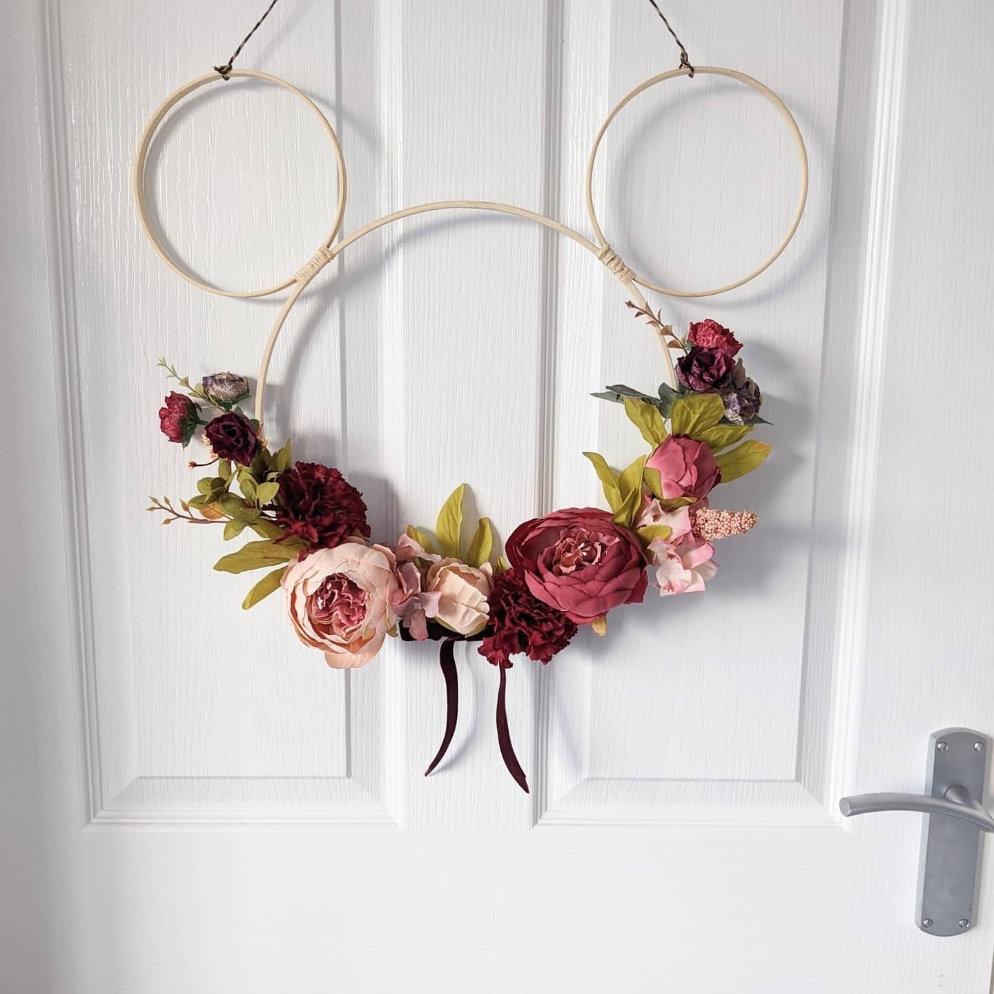 Briar Rose Hoop Wreath/Wall Hanging