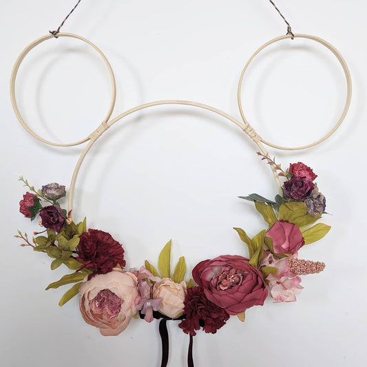 Briar Rose Hoop Wreath/Wall Hanging