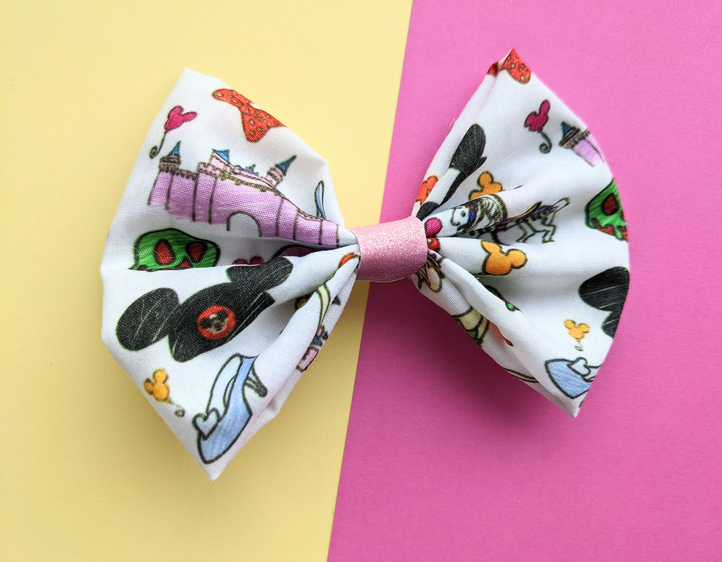 Park Doodles Hair Bow (Alligator clip)