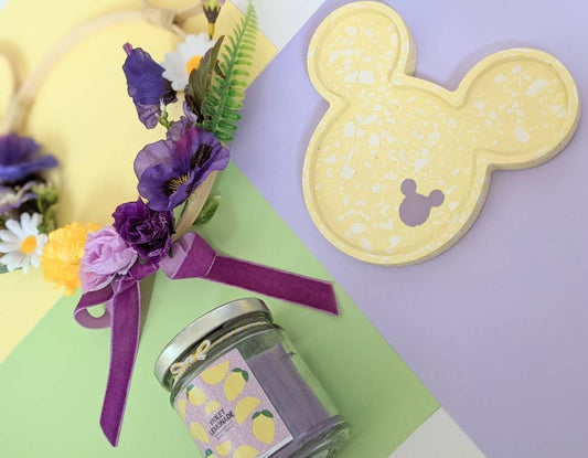 Violet Lemonade Mickey/Minnie Wall Hanging