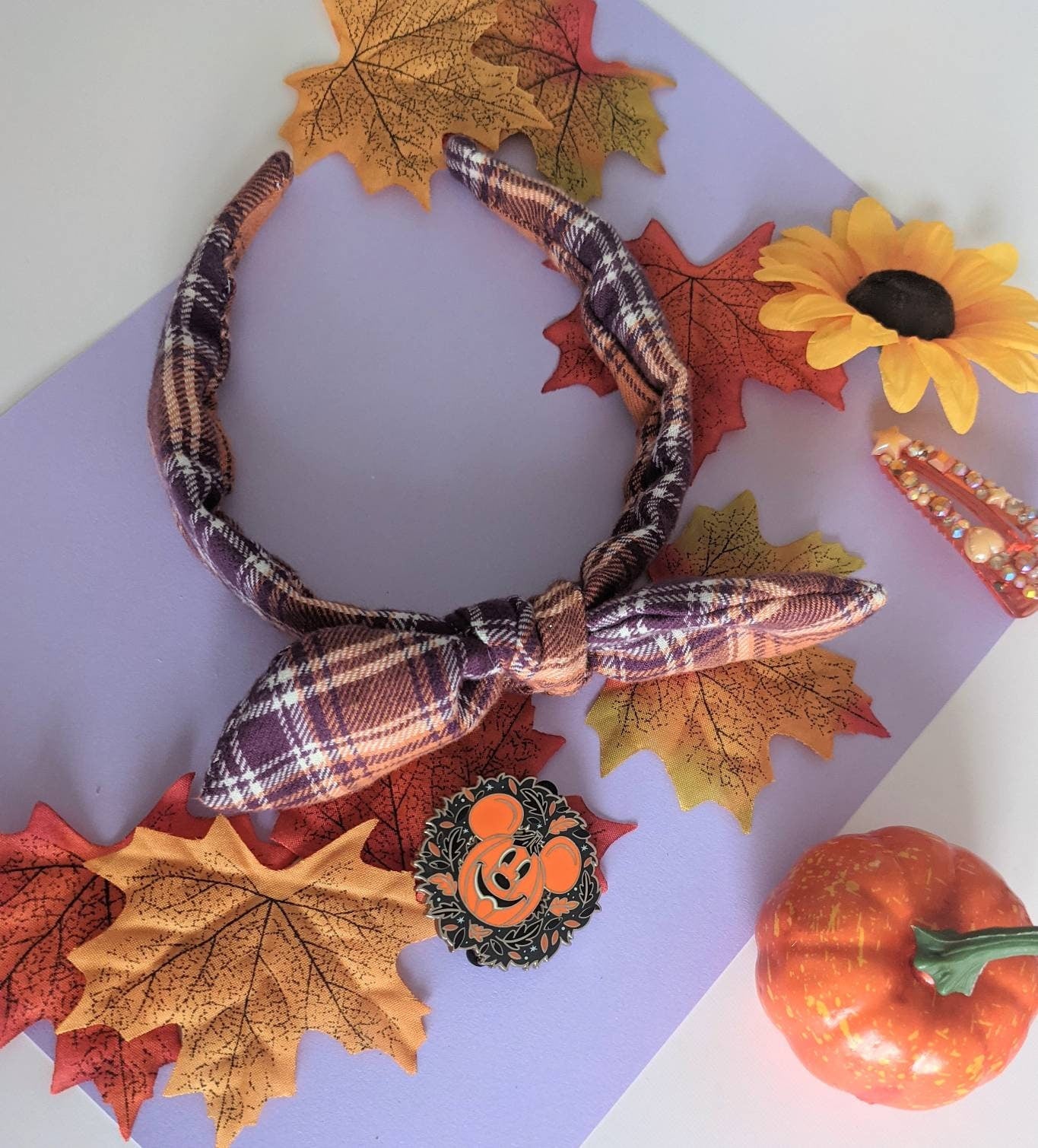 Autumn Plaid Knotband