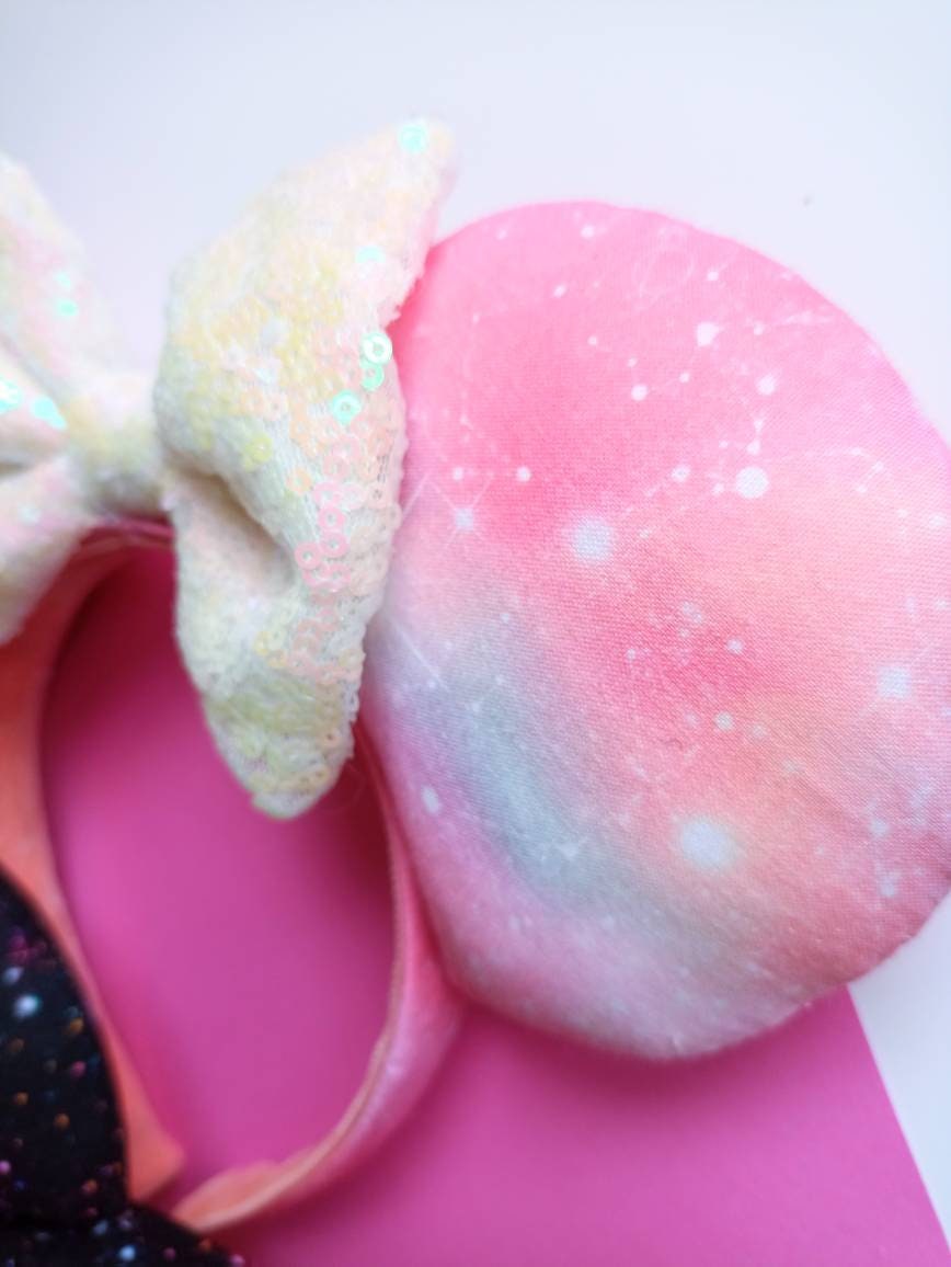 Galaxy Minnie Ears - Pink or Black