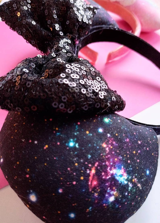 Galaxy Minnie Ears - Pink or Black